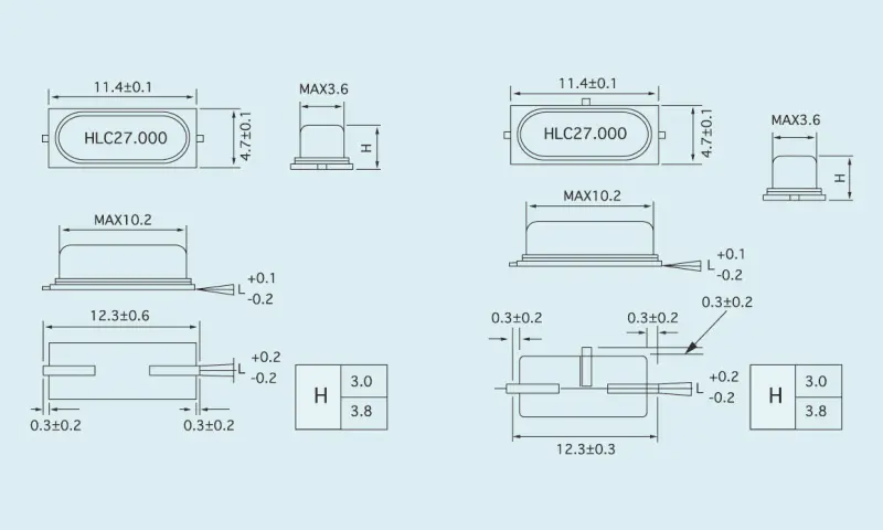 Кварцевый резонатор HC-49S/SMD