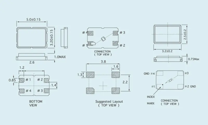 Кварцевый резонатор SMD 3,2*2,5